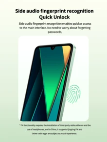 Xiaomi Redmi 14C 智能手机 | 6GB RAM + 128GB ROM | 6.88 英寸 HD+ 90Hz 显示屏 | 13MP AI 双摄像头 | 5160mAh 电池 | 18W 快速充电 | 4G LTE 双卡 | 侧面指纹 | HyperOS | 全球版本 - 銀色 - 查看 6