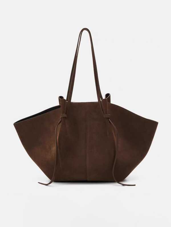 1pc Women's PU Leather One Shoulder Handbag, High Capacity Underarm Tote Bag With Wing Design