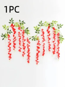 Nejlue Artificial Flowers/Plants1111 Home & Living 1 Set de 10 flores de 6 pies de Glicinia artificial, flores de vid falsas de plástico decorativas, para cubrir y envolver techos, decoración del hogar, decoración de habitaciones, decoración de jardines, decoración de paredes, decoración interior y exterior, decoración de dormitorios, decoración de bodas, decoración de mesas, decoraciones de fiestas, decoraciones de Halloween, decoraciones de cumpleaños, decoraciones navideñas, decoraciones de árboles de Navidad, guirnaldas navideñas