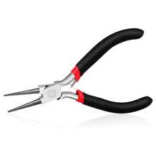 1pc/3pcs Diagonal Pliers + Round Nose Pliers + Needle Nose Pliers, Multi-Function Precision Pliers (With Wire Stripping Function, Jewelry Making, Beading And Flat Wire Processing Tools) Suitable For DIY Crafts And Repair - Black - View 14