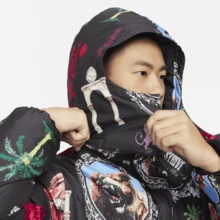 Chaqueta deportiva de plumón Nike AS LJ M NK TF DWNFL JACKET para hombres FB6975-010 - Negro/Gris - Ver 5