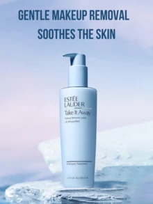 Estée Lauder Take It Away Makeup Remover, 30/200ml, 2-In-1 Water-Oil Balanced Makeup Remover And Cleanser, Gentle Yet Effective, Easily Removes All Makeup (Including Waterproof), Infused With Jojoba Seed Oil And Squalane, Soothes Skin, Suitable For All Skin Types, Best-Selling Refreshing And Mild Cleansing Product. - Estee Lauder Light Blue Cleansing Milk - View 6