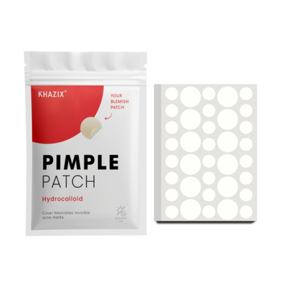 360 piezas de pegatinas transparentes con puntos de cara fresca, pegatinas de hidrogel de colores inodoras, adhesivo de color beige claro