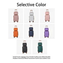 Bộ 2 vali (12+20 inch) kiểu dáng mới, thanh lịch, nhẹ, vỏ cứng ABS với khóa kết hợp và 4 bánh xe xoay, hoàn hảo cho du lịch mùa thu, Halloween hoặc quà tặng Giáng sinh. Vali kéo, vali xoay, hành lý du lịch, vali vỏ cứng, vali xách tay có bánh xe, đồ dùng du lịch bền bỉ, phù hợp cho nam, nữ, đi nghỉ mát, công tác, dung tích lớn, phụ kiện du lịch, hộp đựng đồ du lịch, đồ dùng du lịch. - Bộ hai mảnh 12+20 inch màu cam - Xem 2