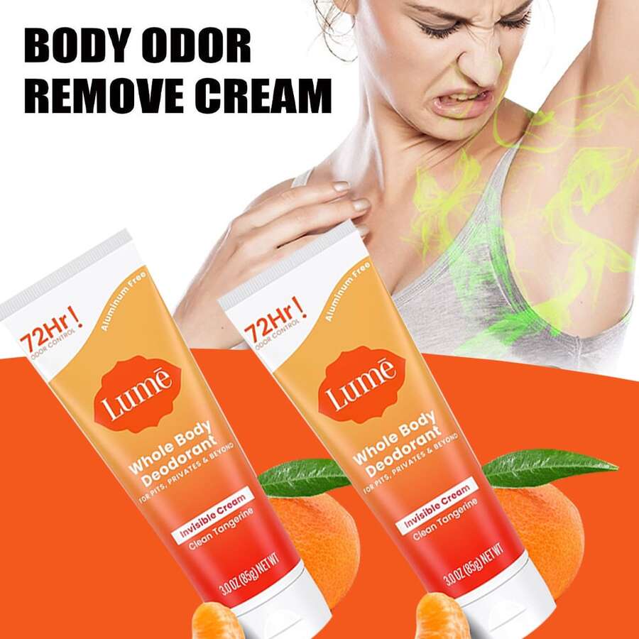 2pcs Body Deodorant, It's A Full-Body Natural Deodorant Supplement That Fully Refreshes - Vegan And Organic Internal Deodorant For Underarms, Intimate Areas - 彩色 - 查看 1