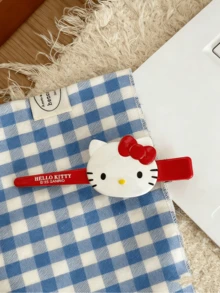 Hello Kitty Duckbill Hair Clip, Hair Styling, Hair Securing, Fashionistas, Hello Kitty Enthusiasts, Daily Wear Must-Have, Style Game Elevate, Viral Cute, Modern Fashionistas Essential, Hello Kitty Lovers Gift, Daily Use, Travel Accessory