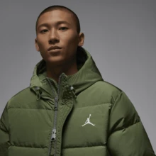 Chaqueta deportiva de plumón Nike AS ESS STMT DOWN PARKA para hombres FB7314-340 - verde - Ver 5