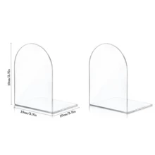 Transparent Acrylic Book Display Stand, Desktop Acrylic Book Storage Rack, Clear Book Holder Suitable For Office, Home, Retail Store - Clear - View 11