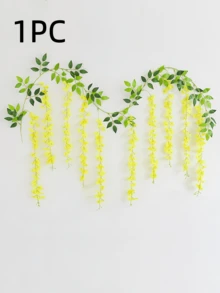 Nejlue Artificial Flowers/Plants1111 Home & Living 1 Set de 10 flores de 6 pies de Glicinia artificial, flores de vid falsas de plástico decorativas, para cubrir y envolver techos, decoración del hogar, decoración de habitaciones, decoración de jardines, decoración de paredes, decoración interior y exterior, decoración de dormitorios, decoración de bodas, decoración de mesas, decoraciones de fiestas, decoraciones de Halloween, decoraciones de cumpleaños, decoraciones navideñas, decoraciones de árboles de Navidad, guirnaldas navideñas