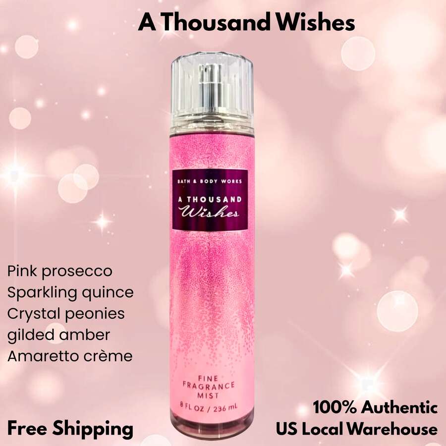 Bath & Body Works Bath And Body Works BBW Fine Fragrance Body Mist - Thousand Wishes - View 1