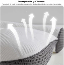 Almohada Ergonómica de Plumón de Ganso – Soporte Cervical Ortopédico, Transpirable 4D, Alivia Dolor de Cuello, Mejora el Sueño, Ideal para Toda la Familia y Como Regalo, 1 o 2 Piezas - Blanco - Ver 3