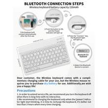 Keyboard Case Compatible With Samsung Galaxy Tab And IPad , Redmi Pad Se, With Detachable Wireless Bluetooth Keyboard (150mAh) And Pencil Holder(Dark Green)