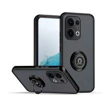 Funda para teléfono OPPO RENO 13 5G, cubierta magnética para montaje en coche de TPU + PC duro