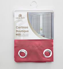 Cortinas opacas, resistentes al desgaste y a las arrugas, con caída natural. - Rosa - Ver 2