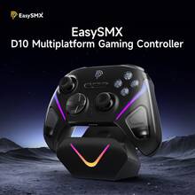 EasySMX D10 Wireless Bluetooth PC Game Controller - Equipped With TMR Joystick, Dual Triggers, Mechanical Buttons, Smart Charger, 1000Hz Polling Rate, Compatible With PC/Switch/NS/TV/Steam - Multicolor - View 2