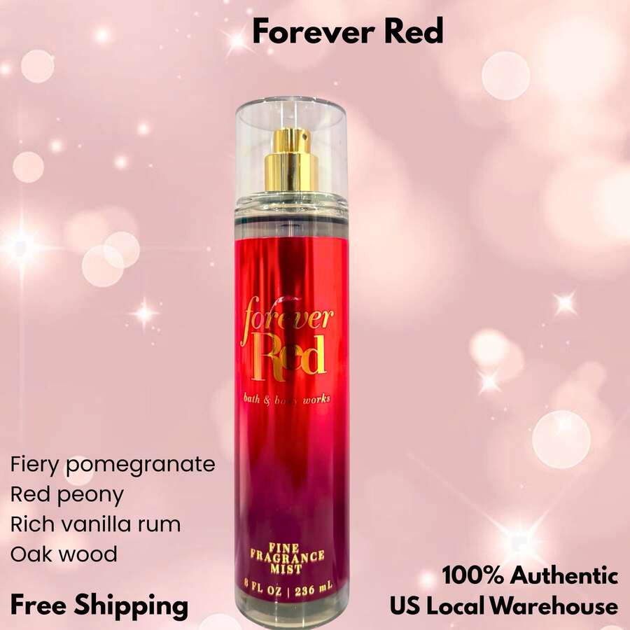 Bath & Body Works Bath And Body Works BBW Fine Fragrance Body Mist - Forever Red - View 1