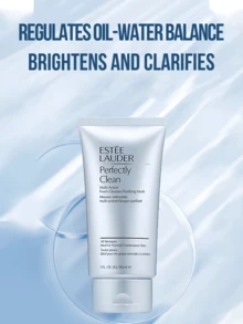 Estée Lauder 30/150毫升完美清洁多效泡沫洁面乳，温和彻底清洁，二合一深层清洁和保湿，平衡水油比例，提亮肤色，蕴含植物萃取物（白莲花/奶蓟草/透明质酸）滋养肌肤，适合中性/混合性肌肤，淡化面部泛红，日常护肤必备。 - 雅詩蘭黛淺藍潔面乳 - 查看 6
