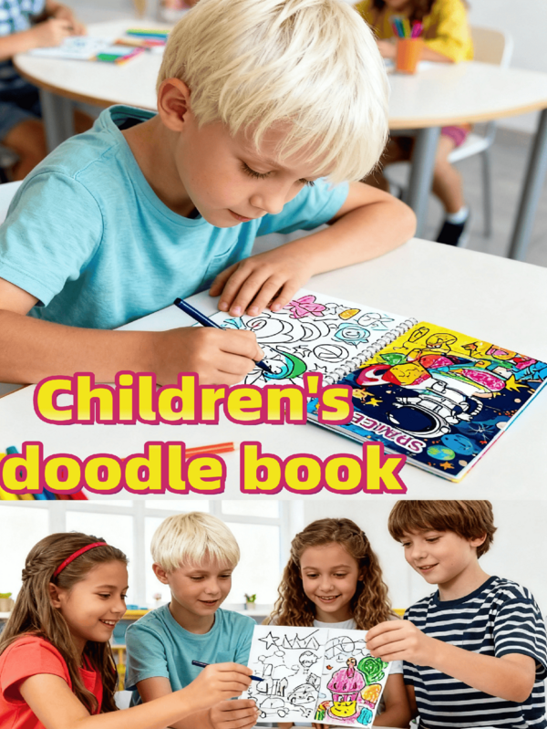 Kinder Aquarellmalbuch mit integrierter Farbe, Tiermotiv, wasseraktiviertes Malbuch, tragbares Malblock, geeignet für Kinder von 3-12 Jahren und älter, Mini-Malbücher im Großpackung, Weihnachtsgeschenk (zufälliger Stil)