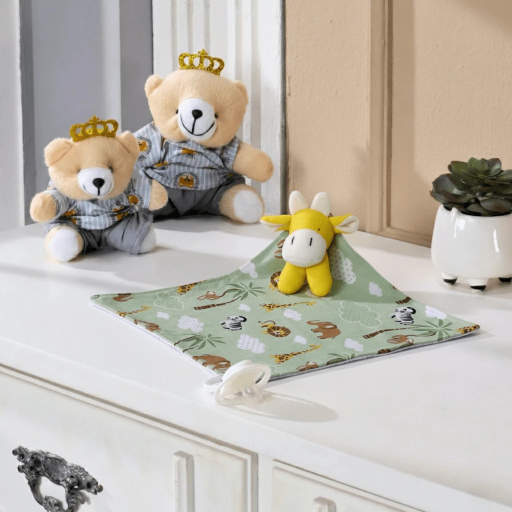 MeF Mae e Filho Chăn quấn em bé - Màu xanh lá cây đậm - Xem 1