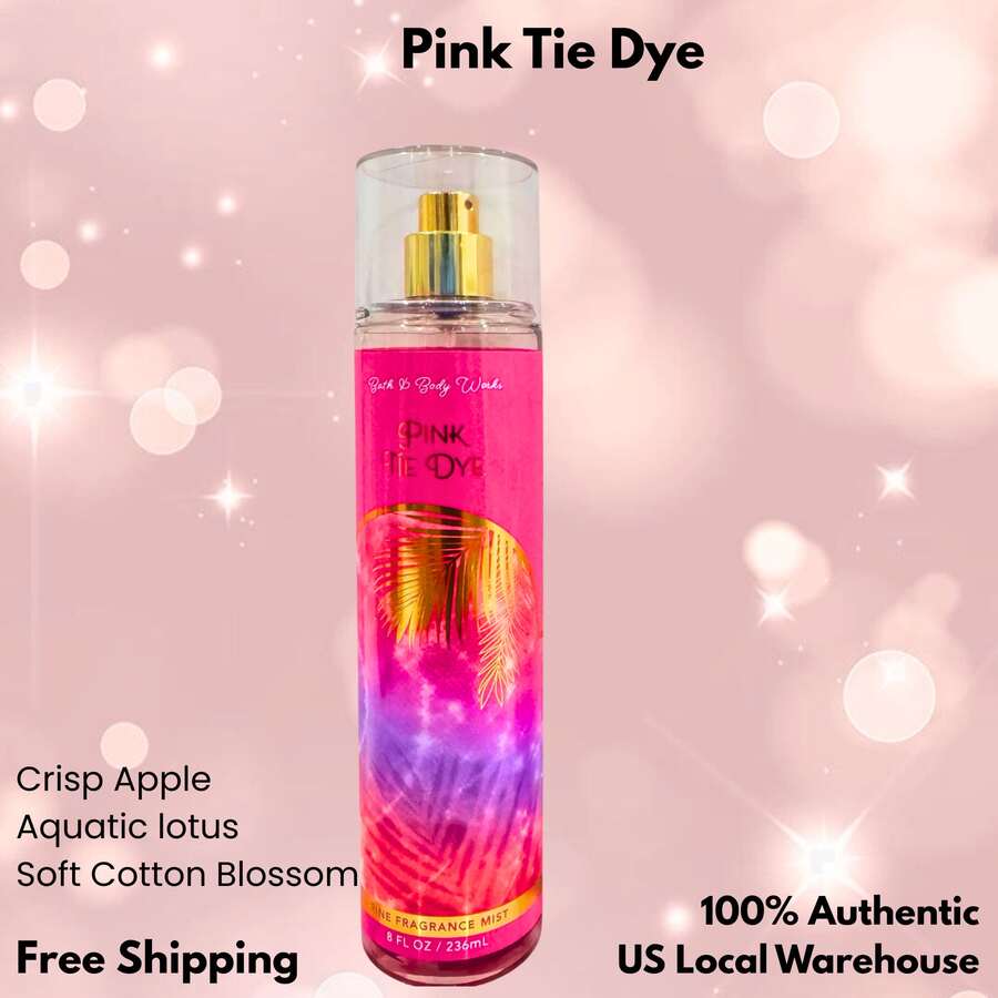 Bath & Body Works Bath And Body Works BBW Fine Fragrance Body Mist - Pink Tie Dye - View 1