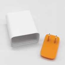 1pc Fake Charger Shaped Secret Home Decor Storage Container/Safe/Hidden Compartment, Hidden Storage Charging Cover, Fake Charger Hidden Safe, Christmas Decoration - Multicolor - View 9