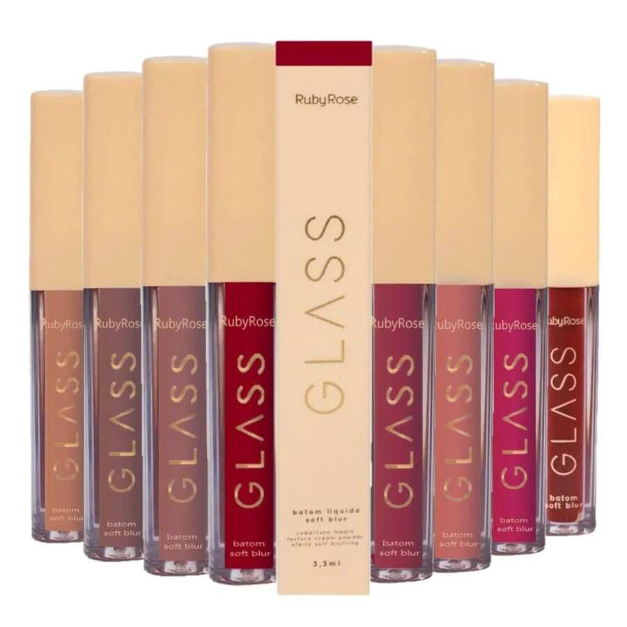 Ruby Rose Glass Soft Blur Liquid Lipstick Blur Effect & Natural Shine - BG07 - View 1