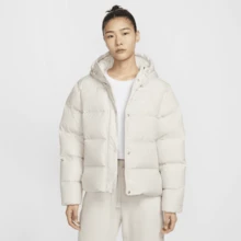 جاكيت رياضية نسائية من نايك NSW TF DWNFL METRO PFR، رمز الطراز: FZ5929-104 - أبيض - مشاهدة 2