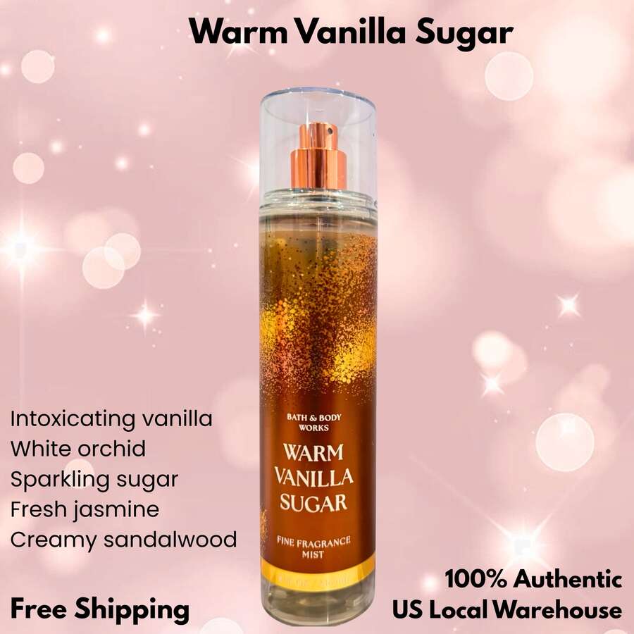 Bath & Body Works Bath And Body Works BBW Fine Fragrance Body Mist - Warm Vanilla Sugar - View 1
