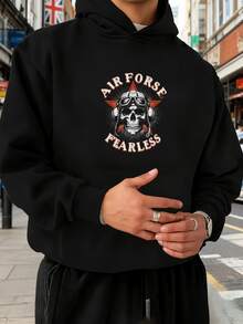 Sudadera con capucha para el trabajo, sudadera con capucha para hombres, simple y profesional para reuniones con clientes - Negro - Ver 6