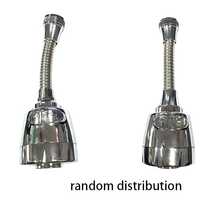 1 Stück 2-stufiger Küchenarmatur Verlängerung, universell drehbar, spritzwassergeschützt aus Edelstahl, Druckwasserdüse, Duschkopffilter