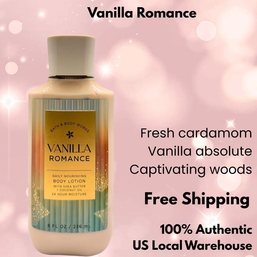 Bath & Body Works Bath And Body Works BBW Body Lotion 8oz - Vanilla Romance - View 1