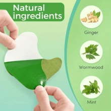 50 Pieces, Wormwood Patch, Knee Patch, Wormwood Extract Patch Knee Patch, Suitable For Neck, Shoulders, Back, Elbows, Joints, Hot Compress Breathable Knee Patch, Vitality Energy Heating Pad Penetrates Deep, - Long-Lasting Patch For Daily Use.