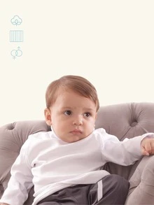 Set Of 3 Children's Turtleneck Blouses, High Neck, Casual And Elegant, Sizes 6 To 12 Years - 黑色/白色/米色 - 查看 7