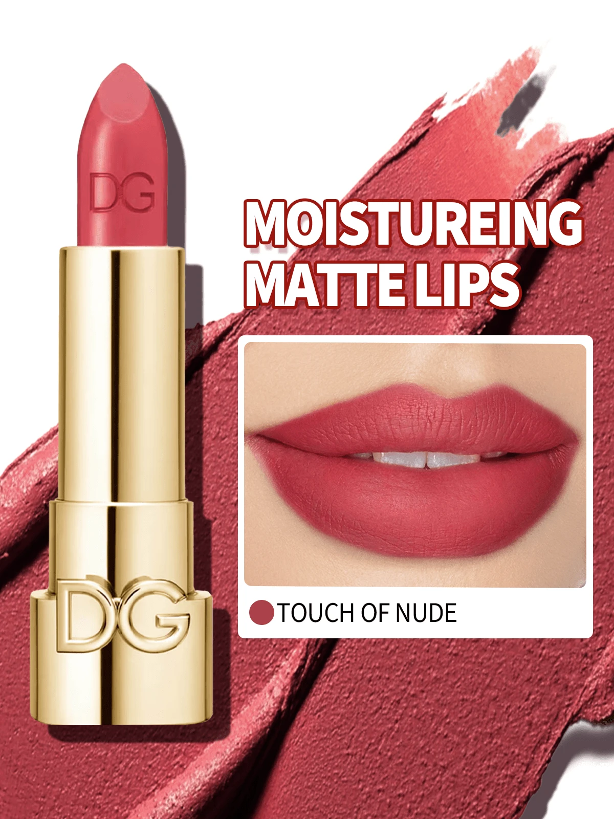 Dolce & Gabbana The Only One 裸色唇膏 125 Touch Of Nude Makeup 0.12oz/3.5g 哑光奶油质地,奢华妆效,适合女友、妻子、母亲、朋友,生日、毕业派对、旅行、露营、户外活动、校园旅行、节日、周年纪念、办公室、冬季、圣诞节等特殊场合。 - 125 裸色之觸 - 查看 1