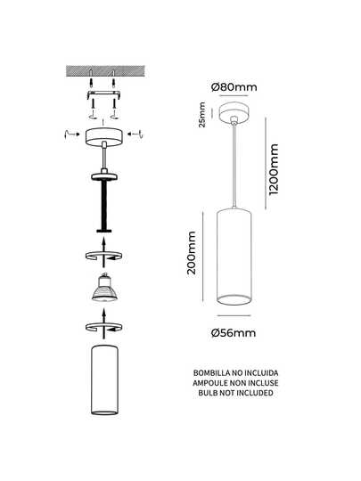 Plafondlamp Modern d5b6 view 10