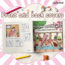 GDTME 1pc "Mom's Weekend Workout Time" Coloring Book, 24 Pages Thick Paper, 7.87*7.87inch, Recommended For Beginners, Stress Relief At Office, Parent-Child Interaction, Gift Giving, Whimsical Designs, Painting And Study, Colouring Book. - Exercise Time - View 5