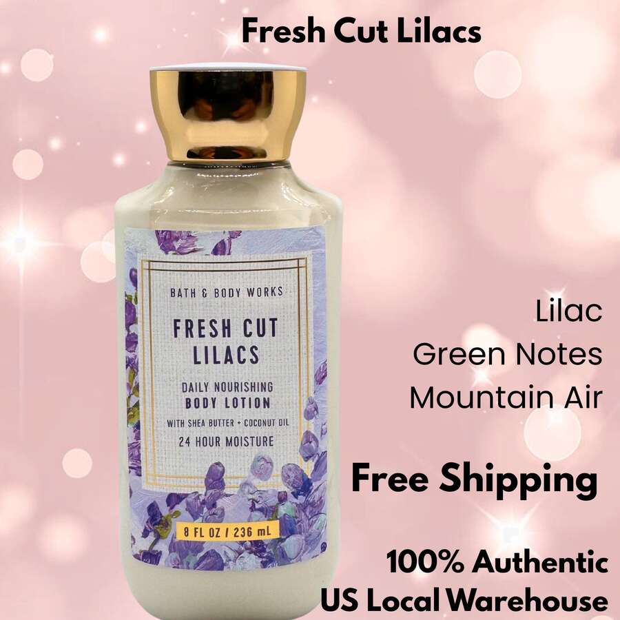 Bath & Body Works Bath And Body Works BBW Body Lotion 8oz - Fresh Cut Lilacs - View 1