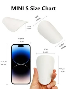 10*6cm Sports Shin Guards, Breathable Design To Reduce Sports Burden - Black - View 2