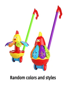 Rotating Wing Bell Sound Animal Shaped Children's Toy Car, Parent-Child Interactive Entertainment Outdoor Educational Toy, Suitable For 3-12 Years Old Boys And Girls, Ideal Birthday Gift And Christmas Gift (Random Color And Style)