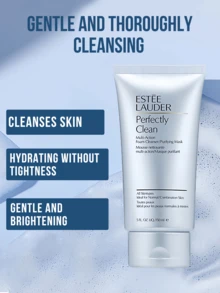 Estée Lauder 30/150毫升完美清洁多效泡沫洁面乳，温和彻底清洁，二合一深层清洁和保湿，平衡水油比例，提亮肤色，蕴含植物萃取物（白莲花/奶蓟草/透明质酸）滋养肌肤，适合中性/混合性肌肤，淡化面部泛红，日常护肤必备。 - 雅詩蘭黛淺藍潔面乳 - 查看 5