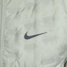 Men Zip Up Down Vest Jacket - Green - View 5