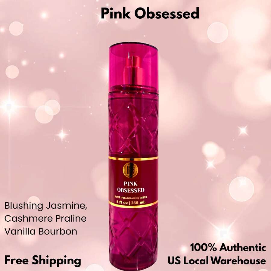 Bath & Body Works Bath And Body Works BBW Fine Fragrance Body Mist - Màu hồng bị ám ảnh - Xem 1