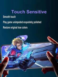 4pcs Ultra-Clear Tempered Glass Screen Protector, Full Coverage, Easy Installation, Scratch-Resistant, Shatter-Proof, Compatible With Xiaomi/Compatible With Redmi, Great Gift For Birthday/Family/Friends/Boyfriend/Girlfriend - High-definition White Film Transparent - View 11