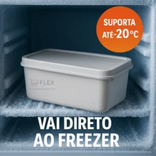 Kit Of 12 Plastic Pots - Various Shapes - Microwave, Freezer And Dishwasher Safe - 1 Liter - Red - View 6