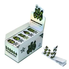25 Booklets/Box, New Gorilla Handmade Rolling Papers, Filter Tips, Suitable For Camping, Home, Travel, Aimed At Adult Smokers, Smoking Accessories, Unique Birthday Gift For Hand-Rolling Enthusiasts - Multicolor - View 12