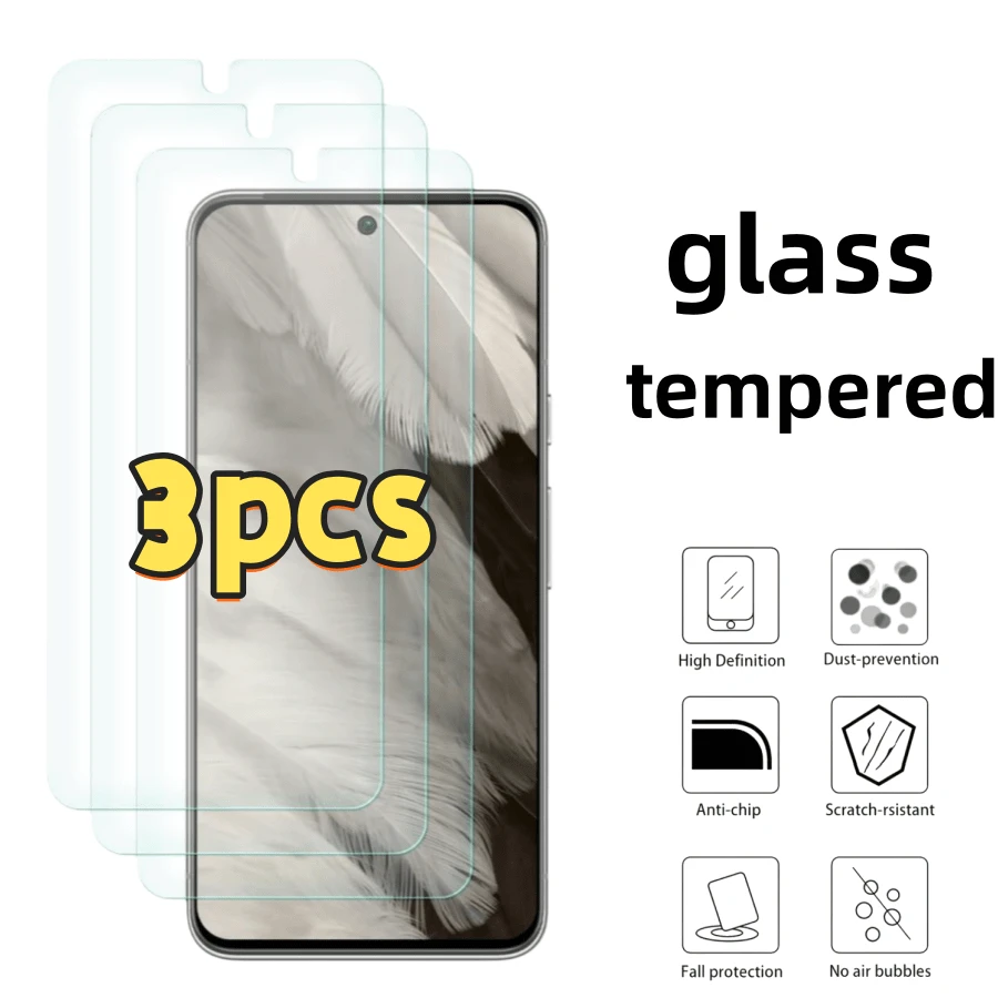 3 Stücke Bildschirmschutzfolien für Handy, kompatibel mit Pixel und anderen Modellen. Die Bildschirmschutzfolien für Nokia-Handy sind einfach anzubringen, hochdefinitiv transparent, blasenfrei, kratzfest und stoßfest aus gehärtetem Glas. Ultrahochwertige Geschenke, geeignet für Geburtstage/Ostern/Vatertag/Weihnachten/Familie/Freunde/Jungen/Mädchen