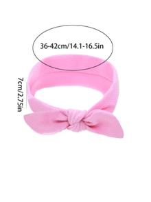 Diadema con orejas de conejo de unicolor para niños, diadema con textura de burbuja giratoria para bebés, accesorios de diadema de unicolor al por mayor