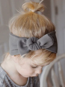 Diadema con orejas de conejo de unicolor para niños, diadema con textura de burbuja giratoria para bebés, accesorios de diadema de unicolor al por mayor