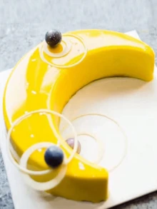 新月形硅胶蛋糕模具，适用于制作海绵蛋糕、玛芬蛋糕、面包、披萨、月饼等，厨房烘焙工具 - 彩色 - 查看 5