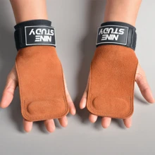 1 paire de gants de gym pour hommes et femmes, taille unique, antidérapants, à 2 couches épaisses, design ergonomique, couleur unie, tissu haute densité respirant et résistant à l'usure, protection amortissante de la paume, spécialisés pour le levage de puissance, les tractions, les entraînements à domicile, la boxe, le crossfit, l'haltérophilie - Multicolore - Voir 8